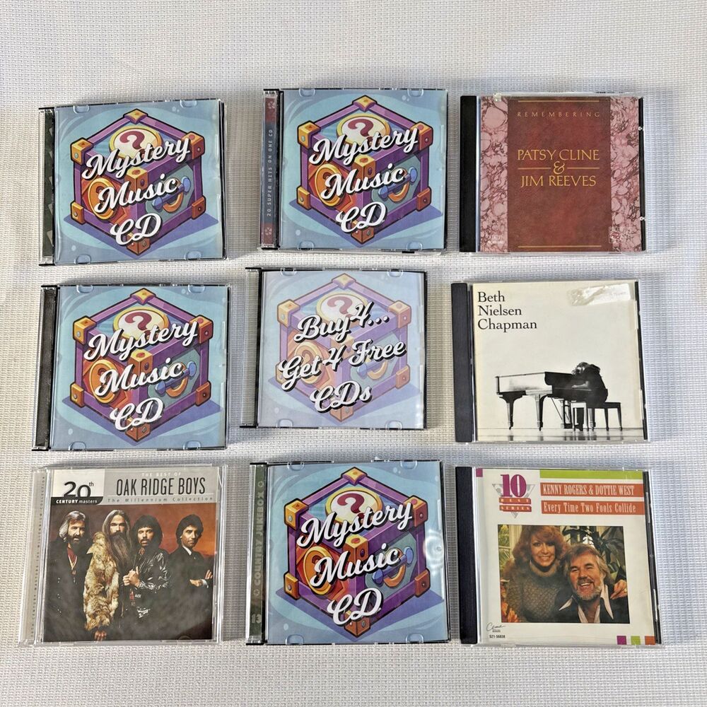 Buy 4 Get 4 Mystery Music CDs - Country
